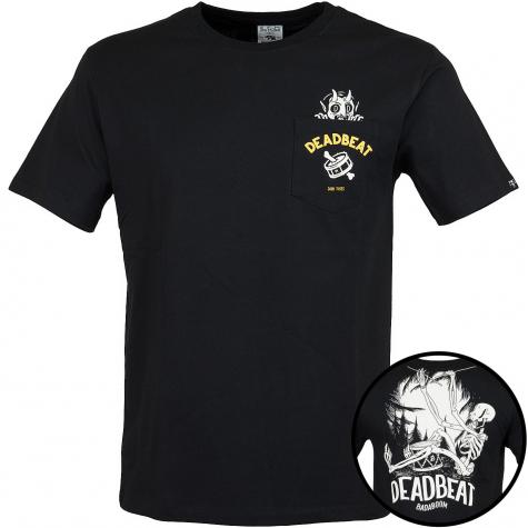 The Dudes T-Shirt Deadbeat schwarz 