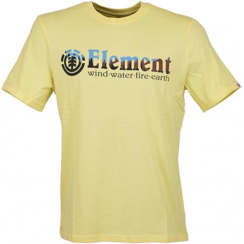 Element T-Shirt Glimpse Horizontal gelb 