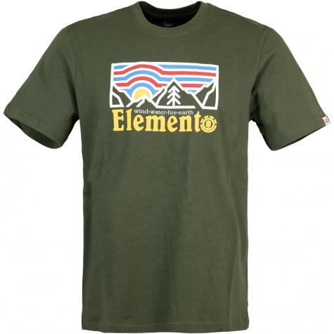 Element Wander Herren T-Shirt grün 