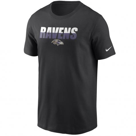 Nike NFL Baltimore Ravens Split Team T-Shirt schwarz 