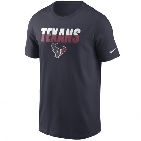 Nike NFL Houston Texans Split Team T-Shirt blau 