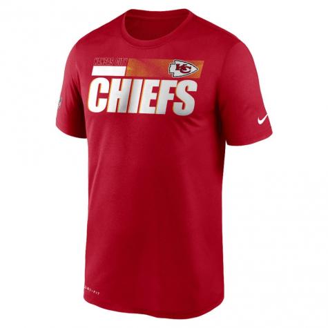 Nike NFL Kansas City Chiefs Team Name Legend T-Shirt rot 