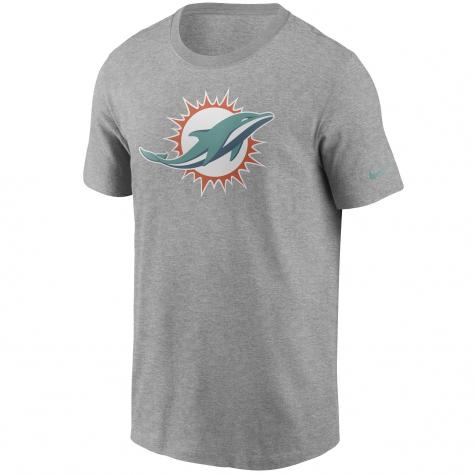 Nike NFL Miami Dolphins Logo Essential T-Shirt grau 