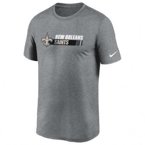 Nike NFL New Orleans Saints Team Conference T-Shirt grau 