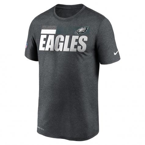Nike NFL Philadelphia Eagles Team Name Legend T-Shirt grau 