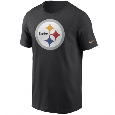 Nike NFL Pittsburgh Steelers Logo Essential T-Shirt schwarz 