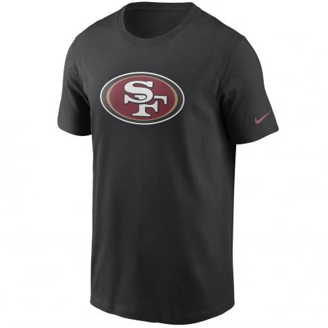 Nike NFL San Francisco 49ers Logo Essential T-Shirt schwarz 