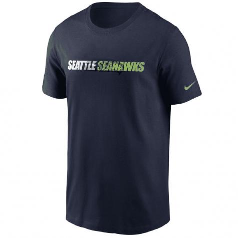 Nike Seattle Seahwks Tonal Logo T-Shirt blau 