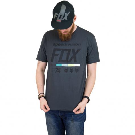 Fox T-Shirt Draftr 2 schwarz vintage 
