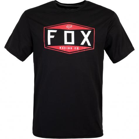 Fox Emblem Tech Herren T-Shirt schwarz 