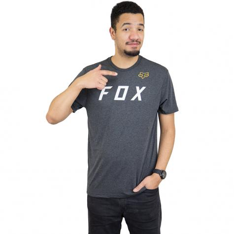 Fox T-Shirt Grizzled Tech schwarz meliert 
