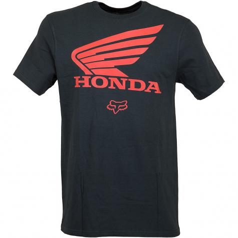 Fox T-Shirt Honda schwarz 