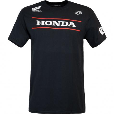 T-Shirt Fox Honda schwarz 