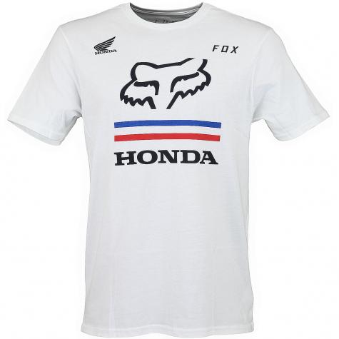 Fox T-Shirt Honda Premium weiß 