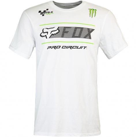 T-Shirt Fox Pro Circuit weiß 