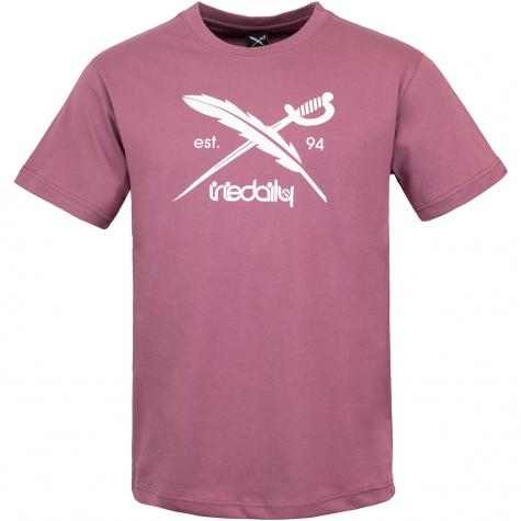 T-Shirt Iriedaily Daily Flag plum 