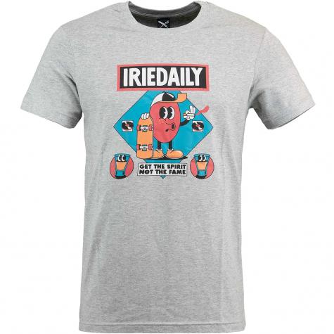 Iriedaily T-Shirt Get The Spirit grau 