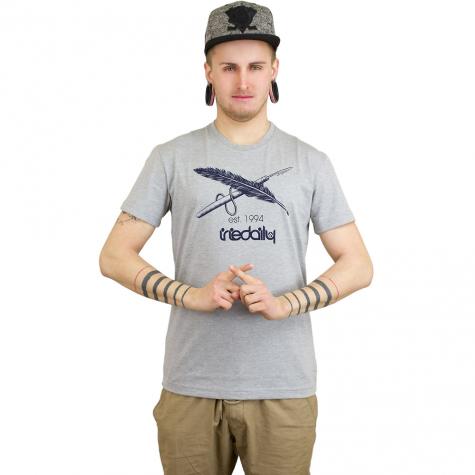 Iriedaily T-Shirt Harpoon Flag grau 