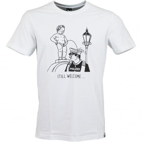 Iriedaily T-Shirt Still Welcome weiß 