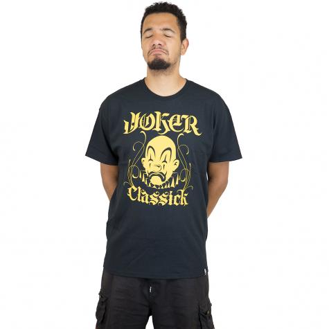 Joker Brand T-Shirt Classick Clown schwarz/gold