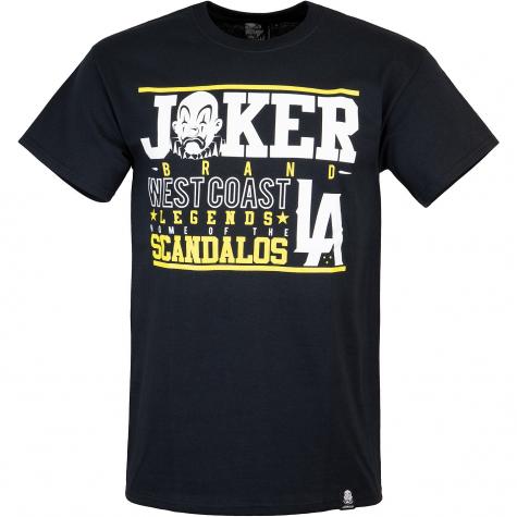 Joker Scandalos T-Shirt Herren schwarz 