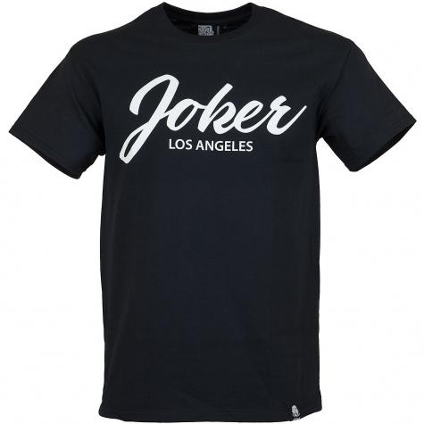 Joker Brand T-Shirt Script schwarz 