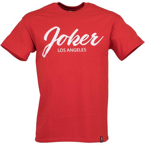 Joker Brand T-Shirt Script rot 