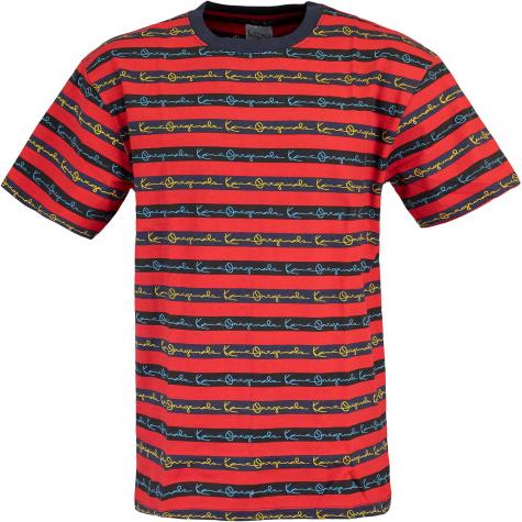Kani Originals Stripe T-Shirt rot 