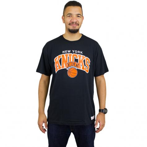 Mitchell & Ness T-Shirt Team Arch Traditional  NY Knicks schwarz 