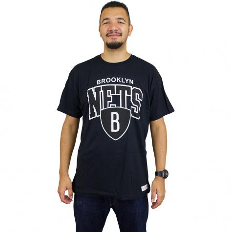 Mitchell & Ness T-Shirt Team Arch Traditional Brooklyn Nets schwarz 