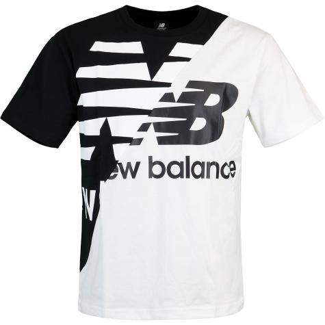 New Balance Splice T-Shirt schwarz/weiß 