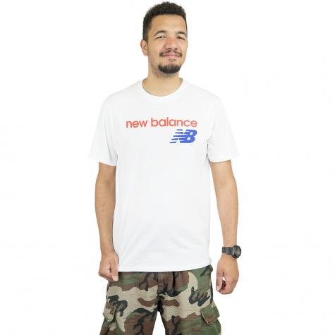 New Balance T-Shirt Athletics WC weiß 