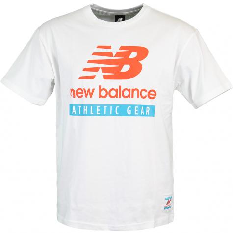 New Balance Essential Field Day Logo T-Shirt weiß 