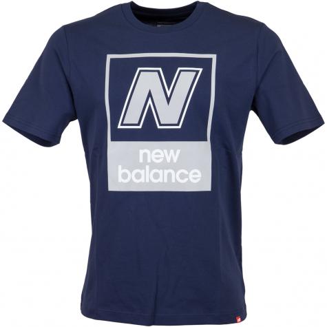 New Balance T-Shirt Essentials N Box dunkelblau 