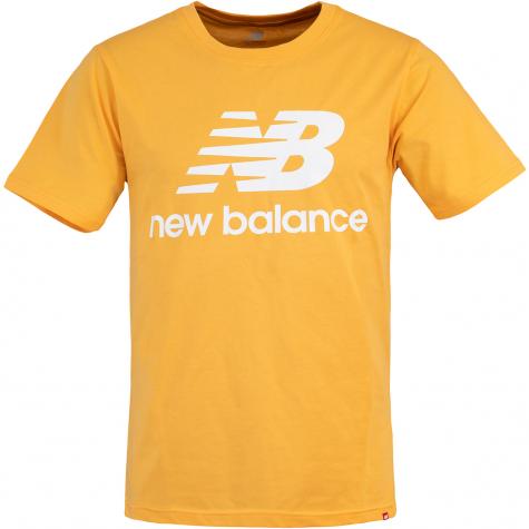 New Balance Essential Stacked Logo T-Shirt gelb 