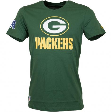New Era T-Shirt NFL Fan Logo Green Packers grün 