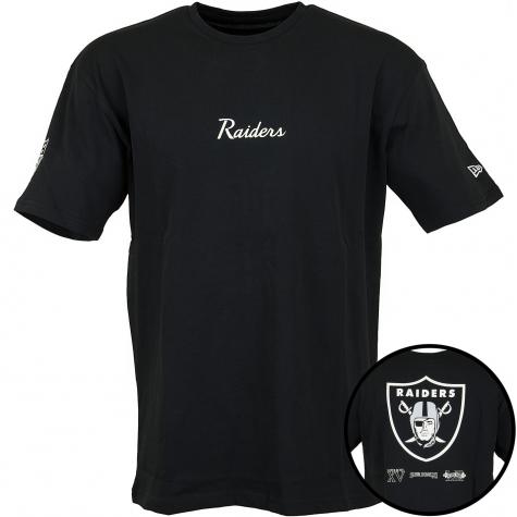 New Era T-Shirt NFL Super Bowl Raiders schwarz 