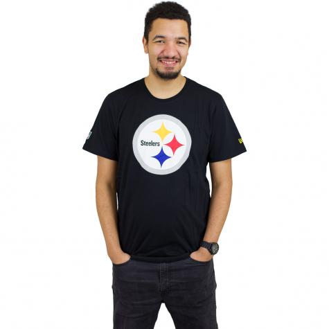 New Era T-Shirt Team Logo Pittsburgh Steelers schwarz 