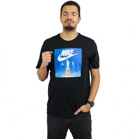 Nike T-Shirt Air 1 schwarz/weiß 