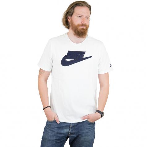 Nike T-Shirt Archive 1 weiß/dunkelblau 