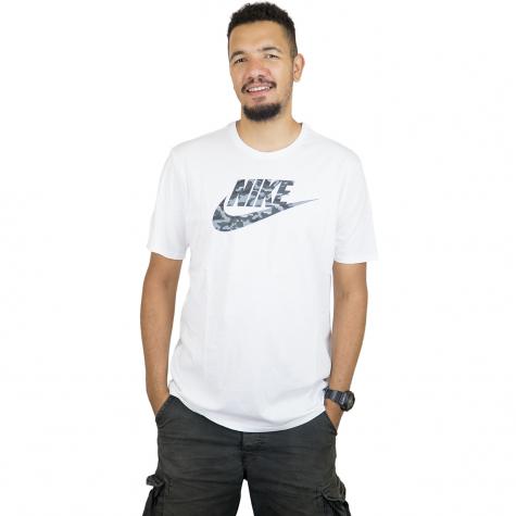 Nike T-Shirt Camo 2 weiß/grau 