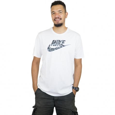 Nike T-Shirt Camo 2 weiß/grau 