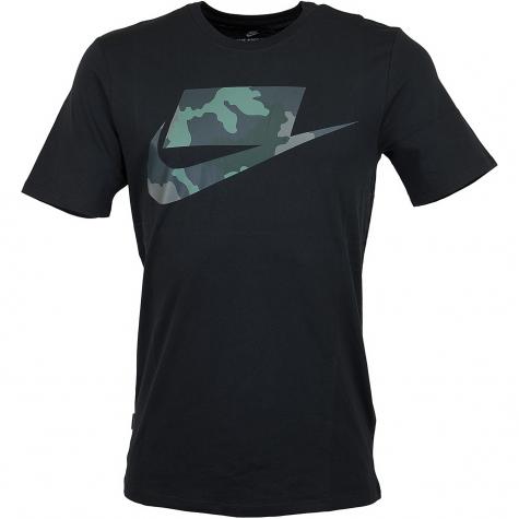 Nike T-Shirt Camo Fill Futura schwarz 