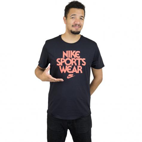 Nike T-Shirt Concept Blue 2 schwarz/coral 