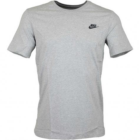 Nike T-Shirt Embroidered Futura grau 