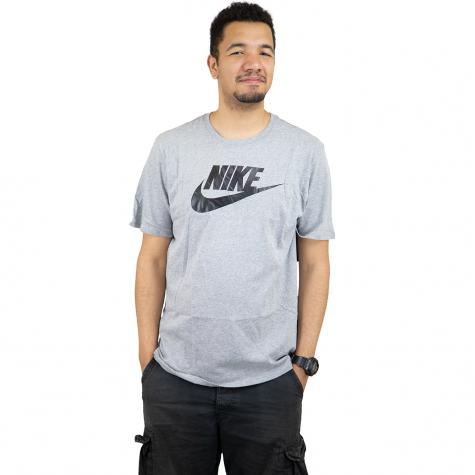 Nike T-Shirt Futura Icon grau/schwarz 
