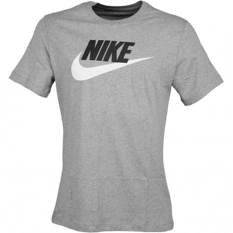 Nike T-Shirt Futura Icon grau/weiß 