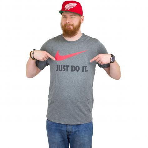 Nike T-Shirt Just Do It Swoosh dunkelgrau 