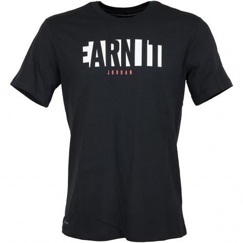 Nike T-Shirt Jordan Earn It schwarz 