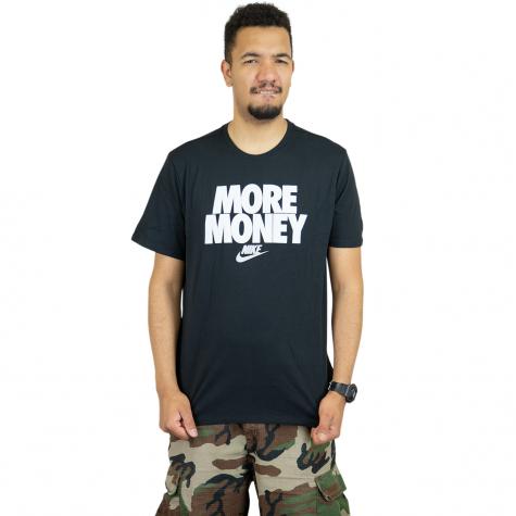Nike T-Shirt More Money schwarz/silber 